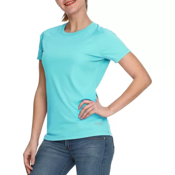 BALEAF Womens UPF 50 UV Protection Shirts Short Sleeve TShirts SPF Sun Shirts Quick Dry Outdoor Performance TopsA03short Sleeveblue