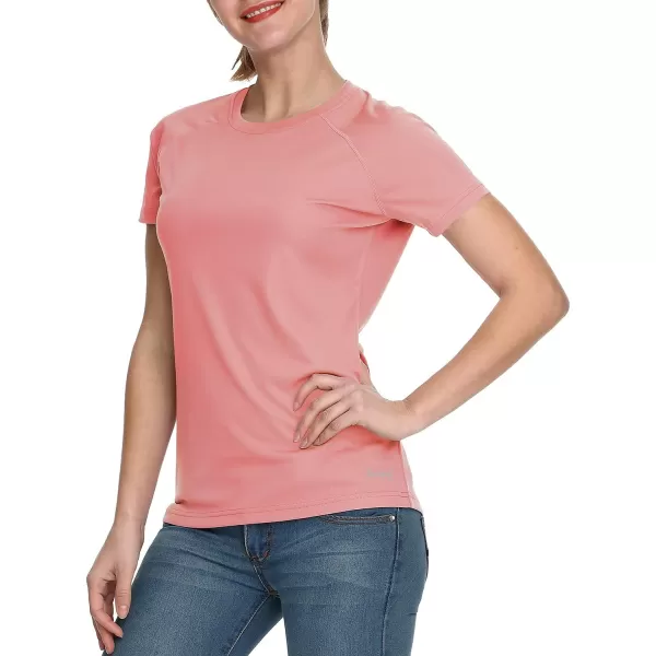 BALEAF Womens UPF 50 UV Protection Shirts Short Sleeve TShirts SPF Sun Shirts Quick Dry Outdoor Performance TopsA03short Sleevepink