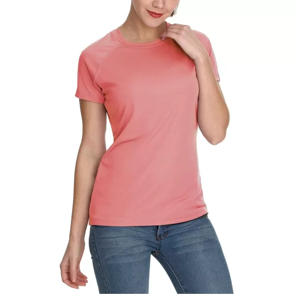 BALEAF Womens UPF 50 UV Protection Shirts Short Sleeve TShirts SPF Sun Shirts Quick Dry Outdoor Performance TopsA03short Sleevepink