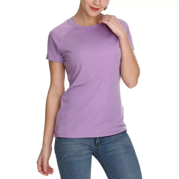 BALEAF Womens UPF 50 UV Protection Shirts Short Sleeve TShirts SPF Sun Shirts Quick Dry Outdoor Performance TopsA03short Sleevepurple