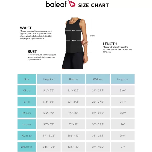 BALEAF Womens Wide Straps Sleeveless Cotton Workout Tank Tops Yoga Casual Crewneck ShirtsBlack