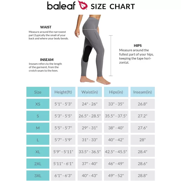 BALEAF Womens Winter Riding Pants Horse Breeches KneePatch Fleece Horseback Equestrian Tights Pockets LeggingsGrey