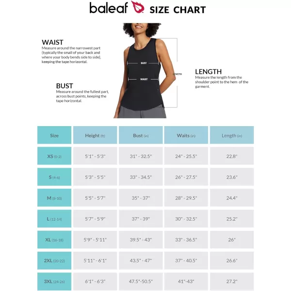 BALEAF Workout Tank Tops for Women Sleeveless Running Loose Fit Yoga Tops Active Shirts Pickleball Sports Gym ExerciseNewblack