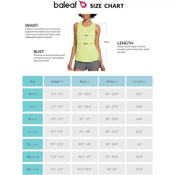 BALEAF Workout Tank Tops for Women Sleeveless Running Loose Fit Yoga Tops Active Shirts Pickleball Sports Gym ExerciseNewgreen