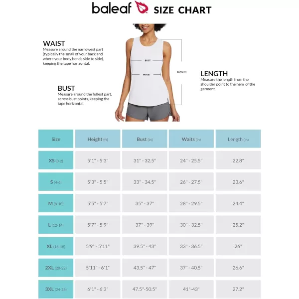 BALEAF Workout Tank Tops for Women Sleeveless Running Loose Fit Yoga Tops Active Shirts Pickleball Sports Gym ExerciseNewwhite