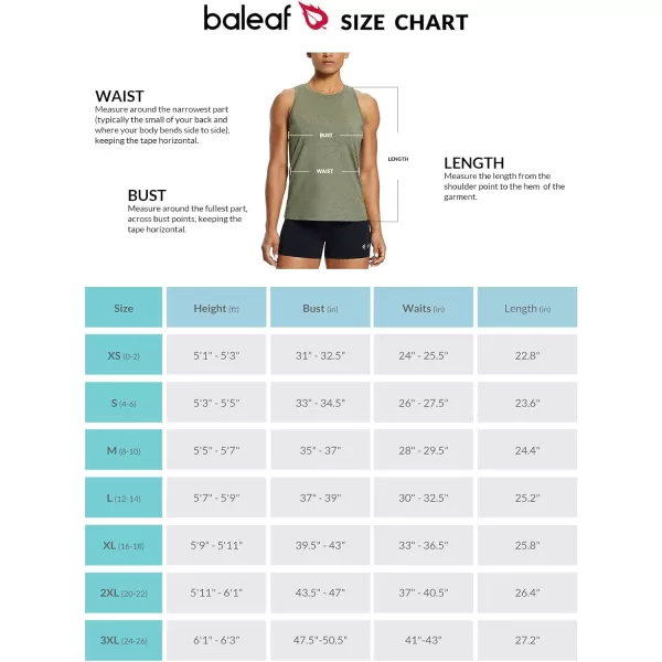 BALEAF Workout Tank Tops for Women Sleeveless Running Loose Fit Yoga Tops Active Shirts Pickleball Sports Gym ExerciseRacerbackheather Green