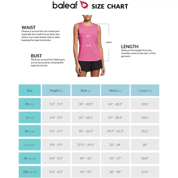 BALEAF Workout Tank Tops for Women Sleeveless Running Loose Fit Yoga Tops Active Shirts Pickleball Sports Gym ExerciseWild Watermelon