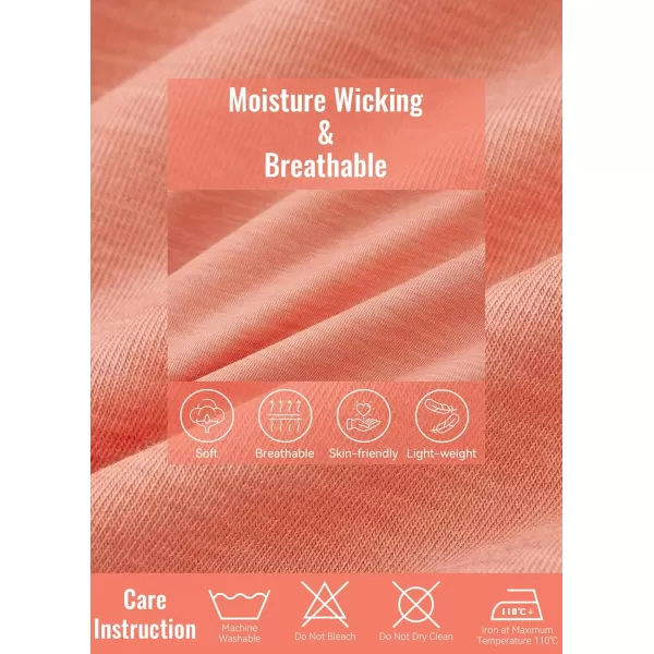 BALEAF Workout Tops for Women Crop Tank Top Quick Dry Athletic Gym Exercise Sleeveless Shirts Muscle Yoga Loose FitHeather Coral