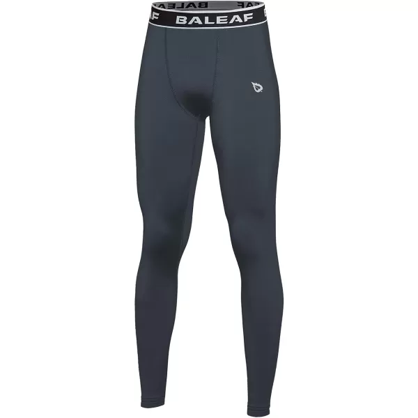 BALEAF Youth Compression Pants Boys Leggings Kids Baseball Pants Tights Base Layer Football Basketball SportsGray