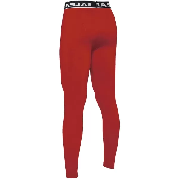 BALEAF Youth Compression Pants Boys Leggings Kids Baseball Pants Tights Base Layer Football Basketball SportsRed