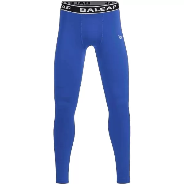 BALEAF Youth Compression Pants Boys Leggings Kids Baseball Pants Tights Base Layer Football Basketball SportsRoyal Blue