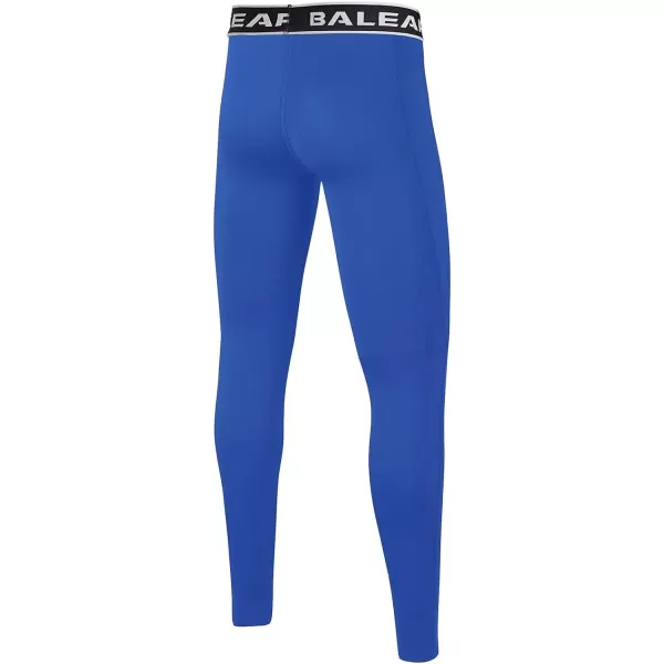 BALEAF Youth Compression Pants Boys Leggings Kids Baseball Pants Tights Base Layer Football Basketball SportsRoyal Blue