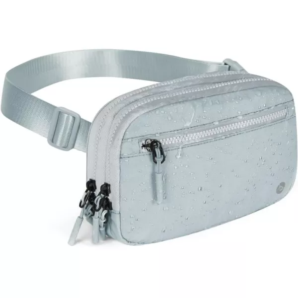 BALEAF Belt Bag Women Fanny Packs Crossbody Fashion Waist Pack Waterproof Adjustable Strap 2L Off WhiteLight Grey