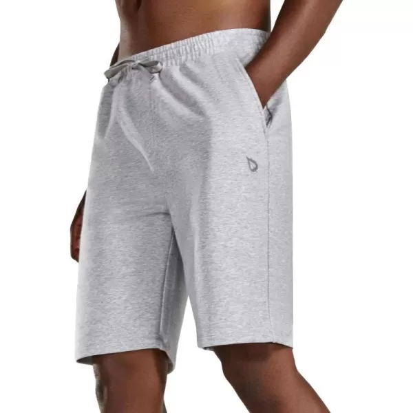 BALEAF Mens 9 Cotton Lounge Shorts with Pockets Pull On Workout Casual Pajama ShortsBALEAF Mens 9 Cotton Lounge Shorts with Pockets Pull On Workout Casual Pajama Shorts