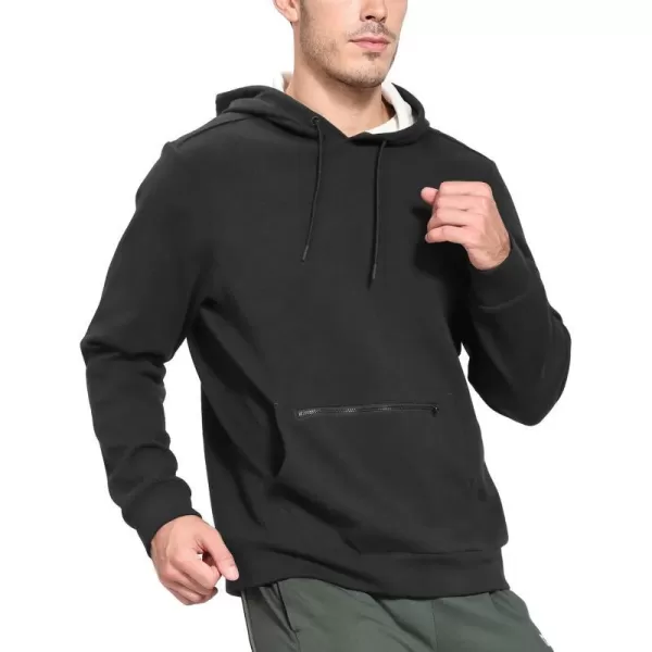 BALEAF Mens Heavyweight Hoodie Sweatshirt with Hood Fleece Lined for Cold Winter Jacket with Kangaroo Zipper PocketBALEAF Mens Heavyweight Hoodie Sweatshirt with Hood Fleece Lined for Cold Winter Jacket with Kangaroo Zipper Pocket