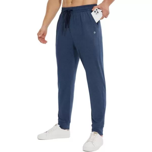 BALEAF Mens Jogger Pants Running Workout Soft with Pockets for Gym Training CasualBlue