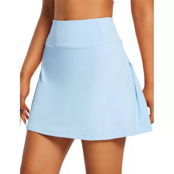 BALEAF Womens 16 Tennis Skirts High Waisted Golf Skorts Skirts with Shorts amp 3 Pockets Athletic Pickleball WorkoutBlue