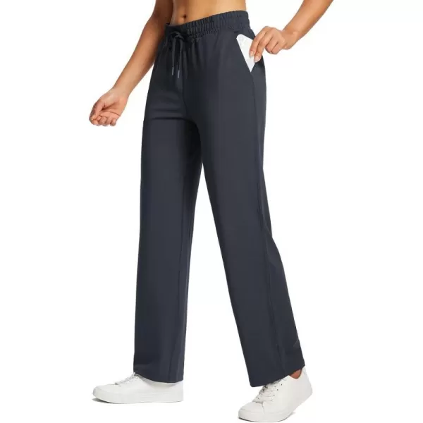 BALEAF Womens 2830 Straight Leg Sweatpants Wide Leg Athletic Lounge Pants Pockets Stretch Soft Workout28black