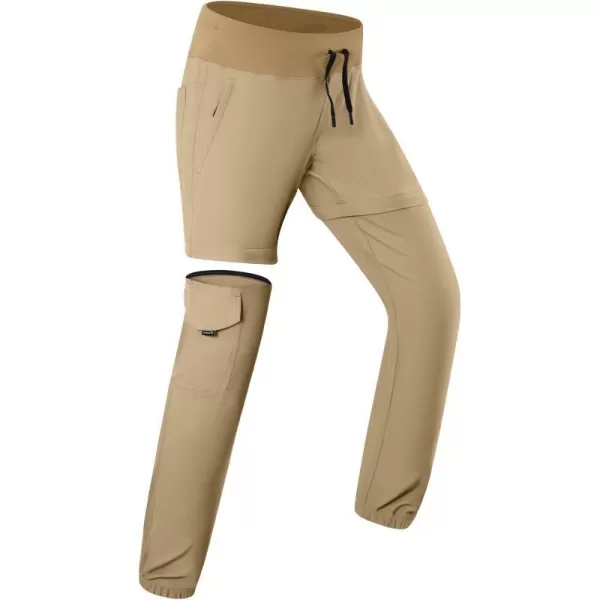 BALEAF Womens Convertible Pants Quick Dry Hiking Joggers Water Resistant Jogger Pants with Zipper Pockets Lightweight High Waistd Cargo Joggers Travel Camping Work Pants Tannin MBALEAF Womens Convertible Pants Quick Dry Hiking Joggers Water Resistant Jogger Pants with Zipper Pockets Lightweight High Waistd Cargo Joggers Travel Camping Work Pants Tannin M