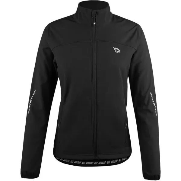 BALEAF Womens Cycling Jacket Windproof Thermal Winter Running Cold Weather Gear Waterproof Softshell Warm01black