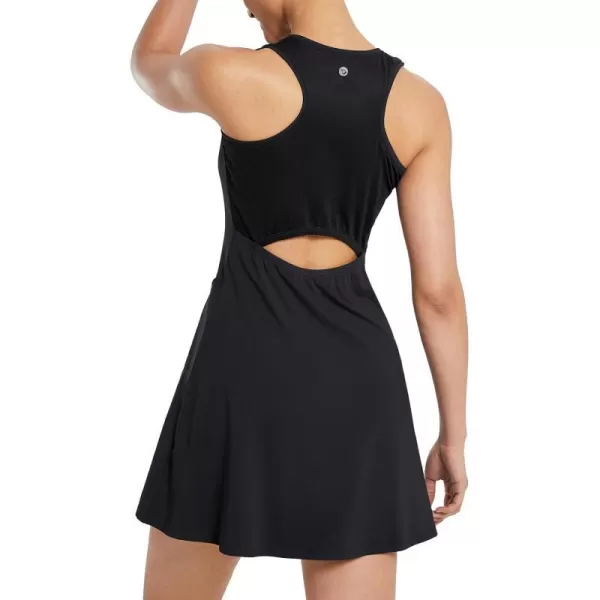 BALEAF Womens Workout Tennis Dress Golf Sleeveless Workout Dress with Shorts UPF 50 4 Pockets Sports AthleticBALEAF Womens Workout Tennis Dress Golf Sleeveless Workout Dress with Shorts UPF 50 4 Pockets Sports Athletic