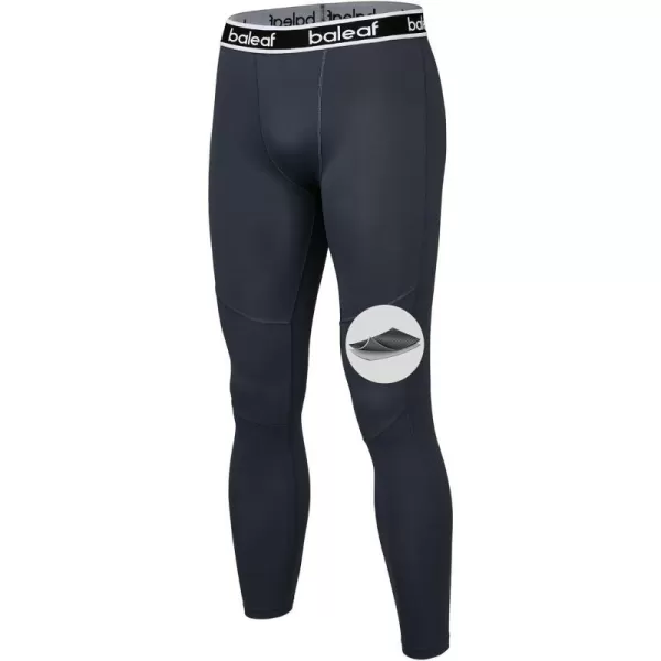 BALEAF Youth Compression Pants Boys Leggings Kids Baseball Pants Tights Base Layer Football Basketball SportsDark Greyknees Updated