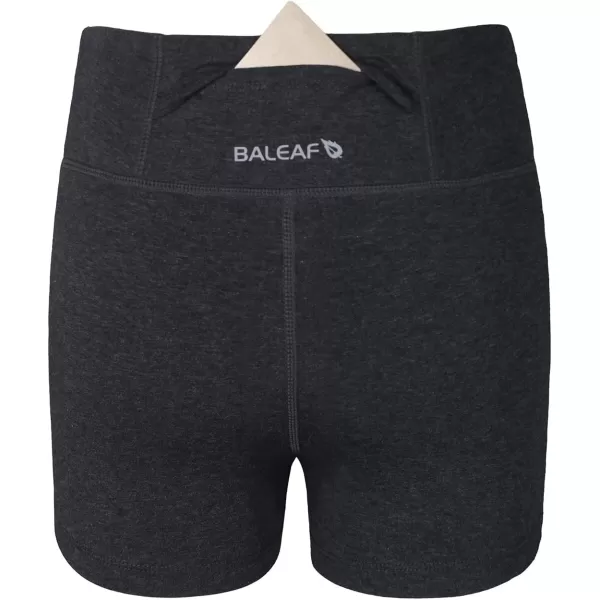 BALEAF Girls 4quot Volleyball Shorts Kids Athletic Biker Cartwheel Dance Soccer Cheer Running Preppy Teen4charcoal