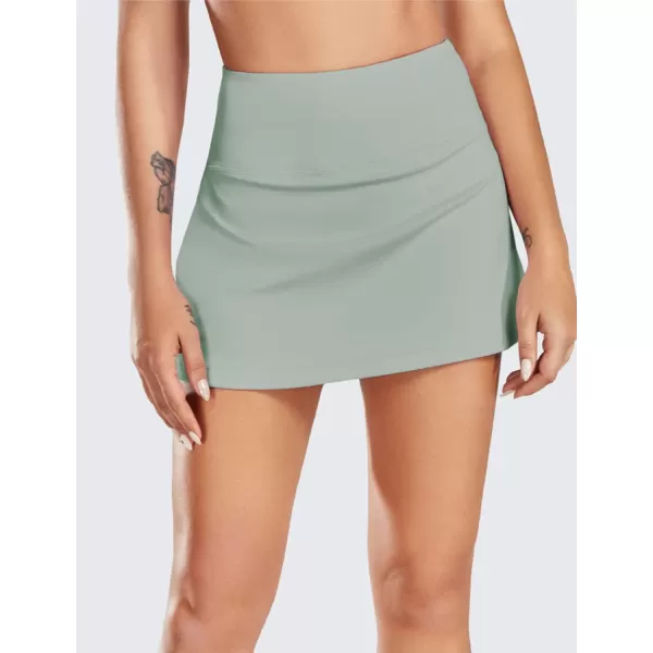 BALEAF Womens 13quot Tennis Skirts Golf Skort High Waisted Athletic Pleated Pockets Linner Running Sports Workout Casual CuteSolid Light Gray