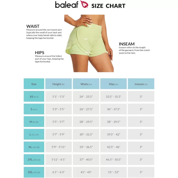 imageBALEAF Womens 3quot Workout Shorts High Waisted Athletic Running Shorts with Liner Sports Lightweight Quick DryBgreen