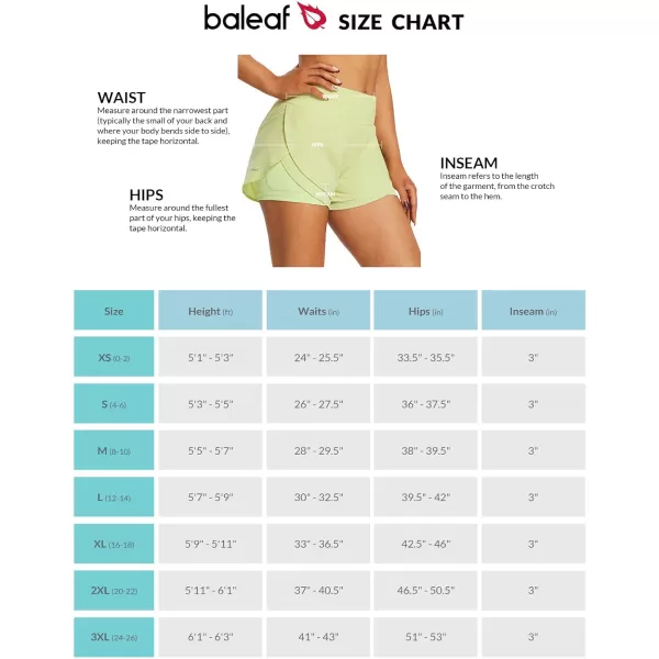 imageBALEAF Womens 3quot Workout Shorts High Waisted Athletic Running Shorts with Liner Sports Lightweight Quick DryBgreen