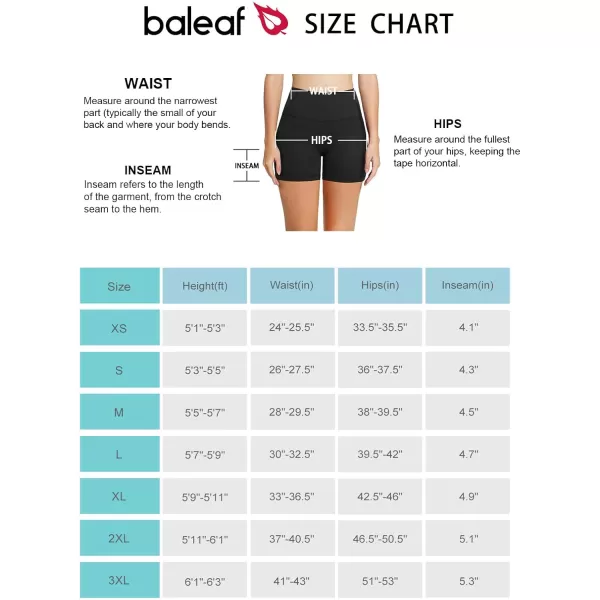 imageBALEAF Womens 8quot 5quot 3quot Biker Shorts High Waist Yoga Workout Gym Running Volleyball Spandex Shorts with PocketsBlackblack