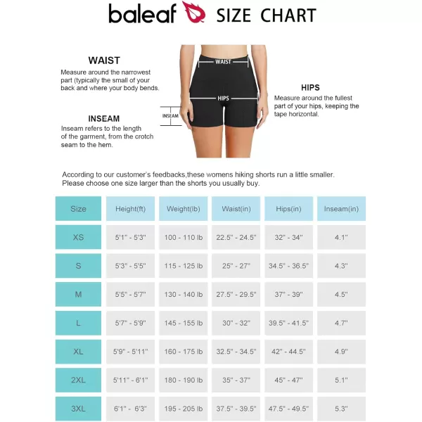 imageBALEAF Womens 8quot 5quot 3quot Biker Shorts High Waist Yoga Workout Gym Running Volleyball Spandex Shorts with PocketsBlackclassic