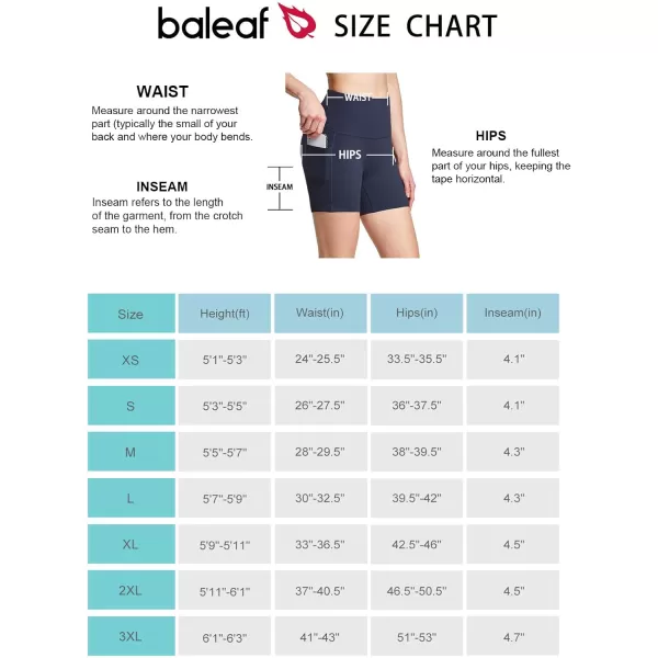 imageBALEAF Womens 8quot 5quot 3quot Biker Shorts High Waist Yoga Workout Gym Running Volleyball Spandex Shorts with PocketsBluesofter