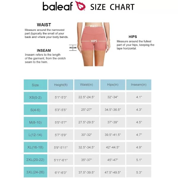 imageBALEAF Womens 8quot 5quot 3quot Biker Shorts High Waist Yoga Workout Gym Running Volleyball Spandex Shorts with PocketsCoral Pinkclassic