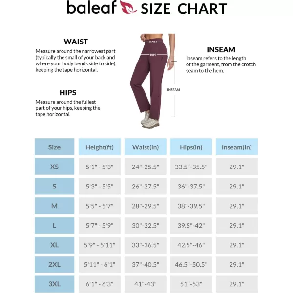 imageBALEAF Womens Hiking Water Resistant Pants UPF Roll Up Convertible Capri Pant Quick Dry Zipper Pockets Travel FishingWine Red