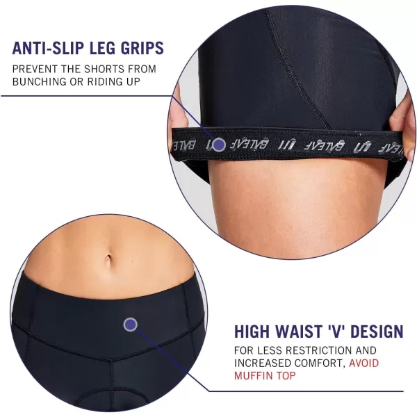 imageBALEAF 4D Padded Bike Shorts Women Cycling Underwear Gel Padding PocketsBlue