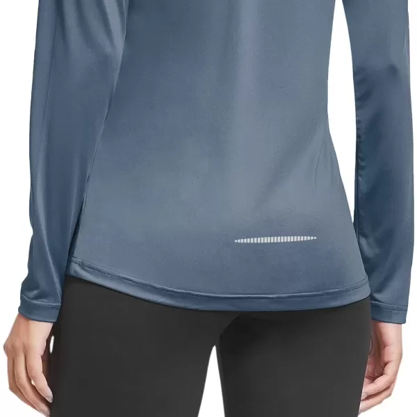 imageBALEAF Long Sleeve Workout Tops for Women Running Athletic Shirts Active Quick Dry Lightweight Moisture WickingGrey