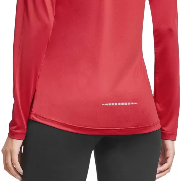 imageBALEAF Long Sleeve Workout Tops for Women Running Athletic Shirts Active Quick Dry Lightweight Moisture WickingRed