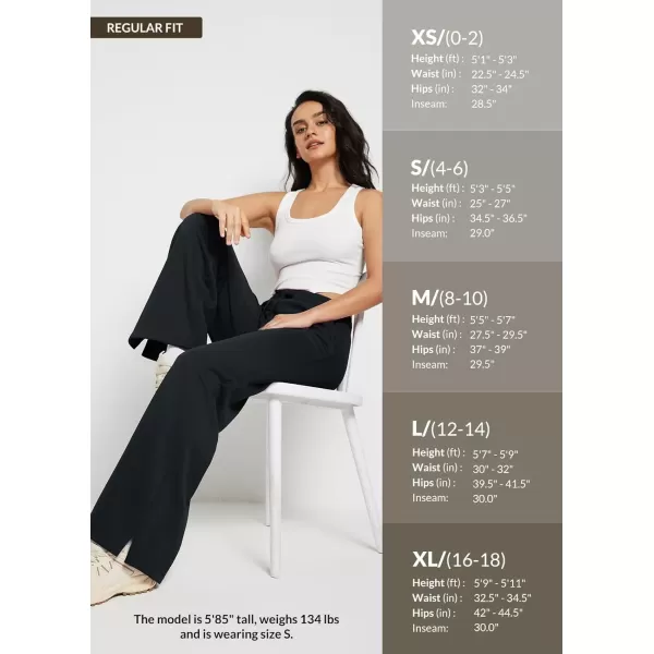 imageBALEAF Womens Fleece Lined Wide Leg Sweatpants Drawstring Sweat Pants with Pockets Athletic Track Fall WinterBlack