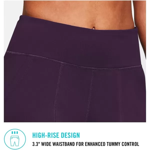 imageBALEAF Womens Bermuda Long Shorts Athletic High Waisted Shorts 10quot Casual Summer Running Quick Dry Knee LengthPurple