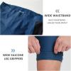 imageBALEAF Mens Cycling Shorts 4D Padded Mountain Biking Shorts with Pockets Bike Road Bicycle Riding Chamois UPF50BlueBlack