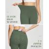 imageBALEAF Womens Winter Riding Pants Full Seat Breeches Fleece Horse Equestrian Tights Horseback Leggings PocketsGreenb