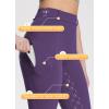 imageBALEAF Womens Winter Riding Pants Full Seat Breeches Fleece Horse Equestrian Tights Horseback Leggings PocketsPurple