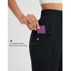 imageBALEAF Womens 7quot Bermuda Shorts Athletic Long Shorts for Women Running High Waisted Quick Dry Workout Hiking UPF 50Black