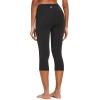 imageBALEAF Womens Capri Leggings with Pockets High Waisted Workout Yoga Running Gym Pants for Casual SummerCharcoal