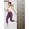 imageBALEAF Womens Capri Leggings with Pockets High Waisted Workout Yoga Running Gym Pants for Casual SummerDark Magenta