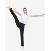 imageBALEAF Womens Dress Pants 29quot31quot Yoga Work Pants Straight LegBootcut Pull On Slacks Business Casual Office PocketsBlack