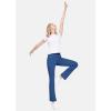 imageBALEAF Womens Dress Pants 29quot31quot Yoga Work Pants Straight LegBootcut Pull On Slacks Business Casual Office PocketsBlue