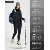 imageBALEAF Womens Fleece Running Jackets Half Zip Pullover Thermal Shirts Athletic Cold Weather Gear Winter Zip PocketsBlack