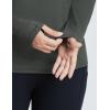 imageBALEAF Womens Fleece Running Jackets Half Zip Pullover Thermal Shirts Athletic Cold Weather Gear Winter Zip PocketsGrey